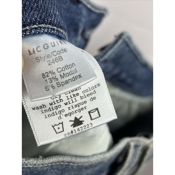 McGuire Denim Vintage Slim Distressed‎ Ankle Jeans Size 28 Style 246B - Picture 14 of 15